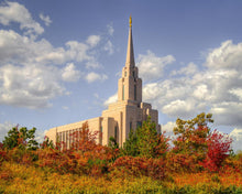 Load image into Gallery viewer, Oquirrh Mtn. Utah Temple Fall Colors

