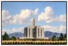 Load image into Gallery viewer, Oquirrh Mtn. Utah Temple Mountain of God Gallery Wrap
