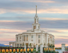 Load image into Gallery viewer, Payson Utah Temple His Holy House Gallery Wrap
