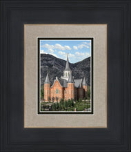Load image into Gallery viewer, Provo City Center Utah Temple Y Mountain Portrait
