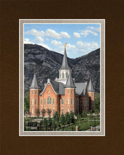 Load image into Gallery viewer, Provo City Center Utah Temple Y Mountain Portrait
