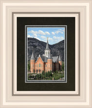 Load image into Gallery viewer, Provo City Center Utah Temple Y Mountain Portrait
