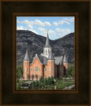 Load image into Gallery viewer, Provo City Center Utah Temple Y Mountain Portrait
