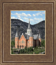 Load image into Gallery viewer, Provo City Center Utah Temple Y Mountain Portrait
