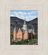 Load image into Gallery viewer, Provo City Center Utah Temple Y Mountain Portrait
