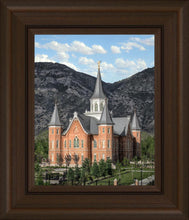 Load image into Gallery viewer, Provo City Center Utah Temple Y Mountain Portrait
