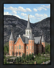 Load image into Gallery viewer, Provo City Center Utah Temple Y Mountain Portrait Gallery Wrap
