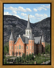 Load image into Gallery viewer, Provo City Center Utah Temple Y Mountain Portrait Gallery Wrap
