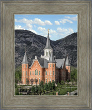 Load image into Gallery viewer, Provo City Center Utah Temple Y Mountain Portrait
