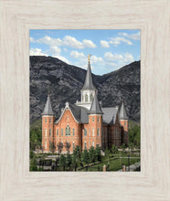 Load image into Gallery viewer, Provo City Center Utah Temple Y Mountain Portrait
