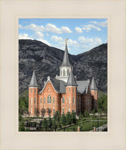 Load image into Gallery viewer, Provo City Center Utah Temple Y Mountain Portrait
