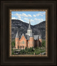 Load image into Gallery viewer, Provo City Center Utah Temple Y Mountain Portrait
