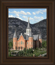Load image into Gallery viewer, Provo City Center Utah Temple Y Mountain Portrait
