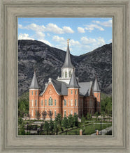 Load image into Gallery viewer, Provo City Center Utah Temple Y Mountain Portrait
