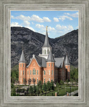 Load image into Gallery viewer, Provo City Center Utah Temple Y Mountain Portrait
