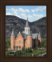 Load image into Gallery viewer, Provo City Center Utah Temple Y Mountain Portrait
