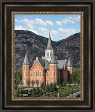 Load image into Gallery viewer, Provo City Center Utah Temple Y Mountain Portrait
