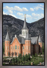 Load image into Gallery viewer, Provo City Center Utah Temple Y Mountain Portrait Gallery Wrap
