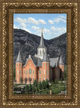 Load image into Gallery viewer, Provo City Center Utah Temple Y Mountain Portrait

