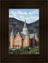 Load image into Gallery viewer, Provo City Center Utah Temple Y Mountain Portrait
