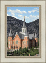 Load image into Gallery viewer, Provo City Center Utah Temple Y Mountain Portrait
