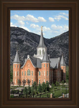 Load image into Gallery viewer, Provo City Center Utah Temple Y Mountain Portrait
