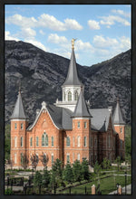 Load image into Gallery viewer, Provo City Center Utah Temple Y Mountain Portrait Gallery Wrap
