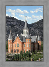 Load image into Gallery viewer, Provo City Center Utah Temple Y Mountain Portrait
