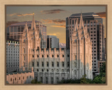 Load image into Gallery viewer, Salt Lake City Utah Temple A Mighty Refuge Gallery Wrap
