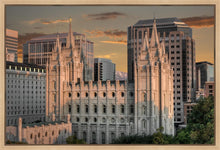 Load image into Gallery viewer, Salt Lake City Utah Temple A Mighty Refuge Gallery Wrap
