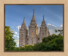 Load image into Gallery viewer, Salt Lake City Utah Temple In His Light Gallery Wrap
