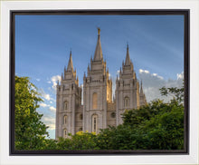 Load image into Gallery viewer, Salt Lake City Utah Temple In His Light Gallery Wrap
