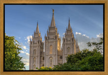 Load image into Gallery viewer, Salt Lake City Utah Temple In His Light Gallery Wrap
