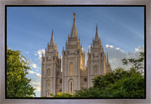 Load image into Gallery viewer, Salt Lake City Utah Temple In His Light Gallery Wrap
