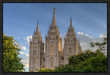 Load image into Gallery viewer, Salt Lake City Utah Temple In His Light Gallery Wrap
