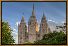 Load image into Gallery viewer, Salt Lake City Utah Temple In His Light Gallery Wrap
