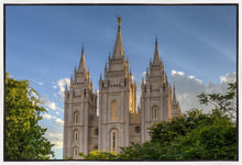 Load image into Gallery viewer, Salt Lake City Utah Temple In His Light Gallery Wrap

