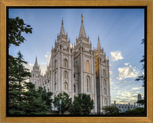 Load image into Gallery viewer, Salt Lake City Utah Temple Rays of Light Gallery Wrap
