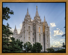 Load image into Gallery viewer, Salt Lake City Utah Temple Rays of Light Gallery Wrap
