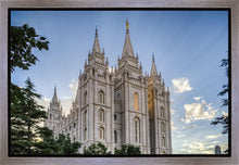 Load image into Gallery viewer, Salt Lake City Utah Temple Rays of Light Gallery Wrap
