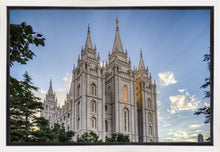 Load image into Gallery viewer, Salt Lake City Utah Temple Rays of Light Gallery Wrap
