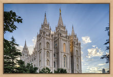 Load image into Gallery viewer, Salt Lake City Utah Temple Rays of Light Gallery Wrap
