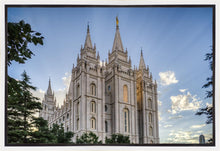 Load image into Gallery viewer, Salt Lake City Utah Temple Rays of Light Gallery Wrap
