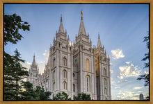 Load image into Gallery viewer, Salt Lake City Utah Temple Rays of Light Gallery Wrap
