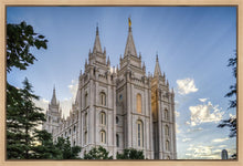 Load image into Gallery viewer, Salt Lake City Utah Temple Rays of Light Gallery Wrap
