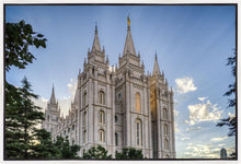 Load image into Gallery viewer, Salt Lake City Utah Temple Rays of Light Gallery Wrap
