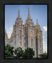 Load image into Gallery viewer, Salt Lake City Utah Temple Rays of Light Portrait Gallery Wrap
