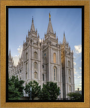 Load image into Gallery viewer, Salt Lake City Utah Temple Rays of Light Portrait Gallery Wrap
