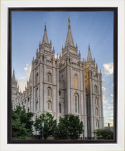 Load image into Gallery viewer, Salt Lake City Utah Temple Rays of Light Portrait Gallery Wrap
