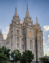 Load image into Gallery viewer, Salt Lake City Utah Temple Rays of Light Portrait
